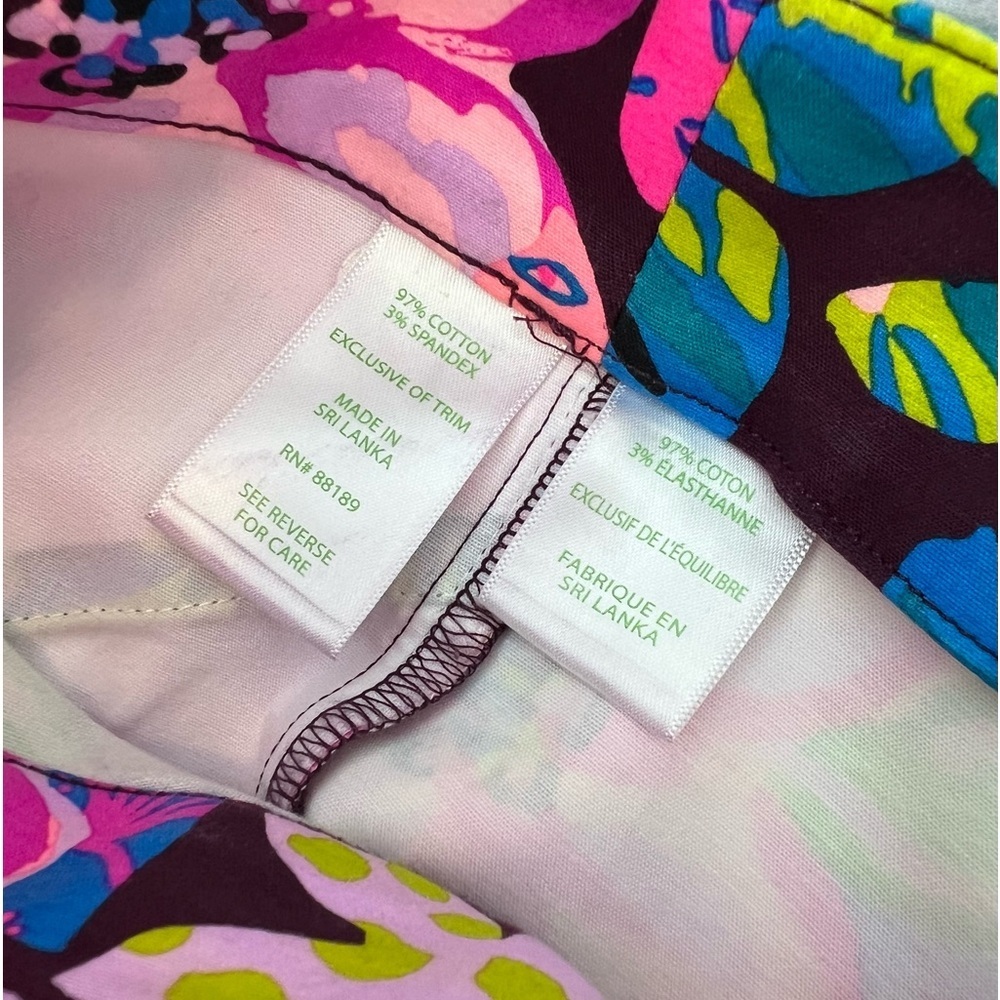 Lilly Pulitzer Arabeth Stretch Short NWT
Cherry Ganache Bohemian Garden Size 12 - Picture 9 of 12